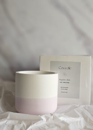 Candela profumata Coccole in cera di soia vanigliata dolce